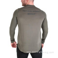 Tops leisure bodybuilding long sleeve tees